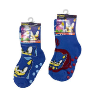 2 Coppie di Calzini Antiscivolo Sonic