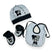 Set Cotone Cappello+scarpe+bavetta