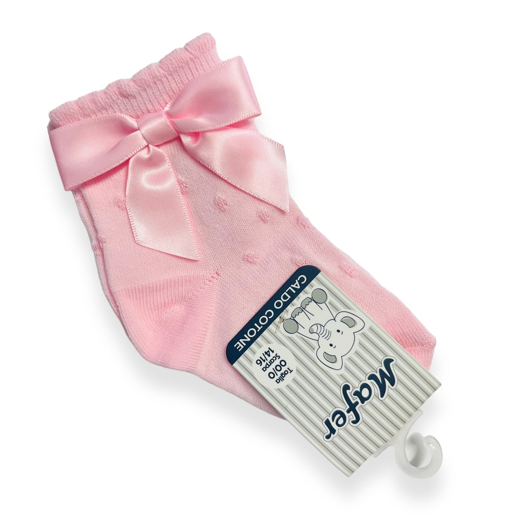 Calzino Fiocco in Caldo cotone Neonata