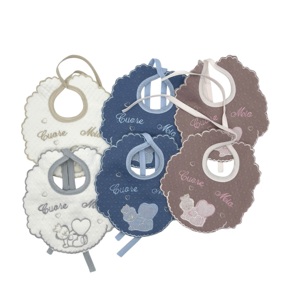 6 Bavette Ricamate Irge con Laccetti