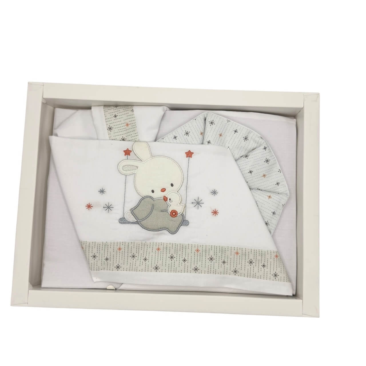 Completo Carrozzina Bruco Bruco 100% Cotone