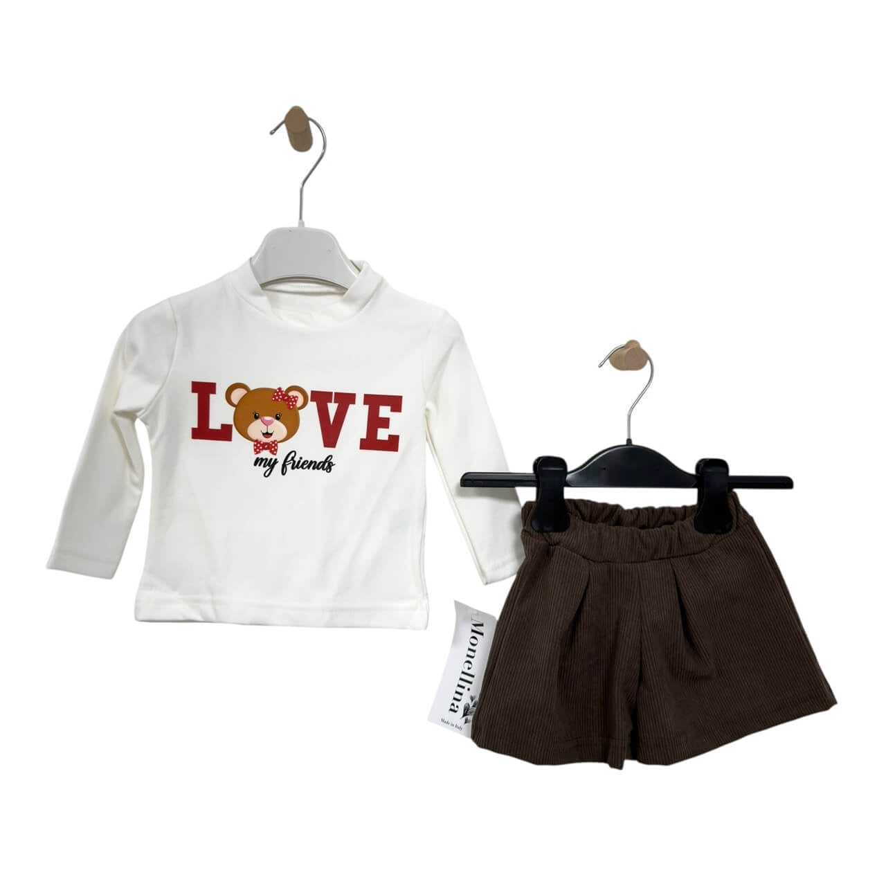 Completo Neonata Felpato