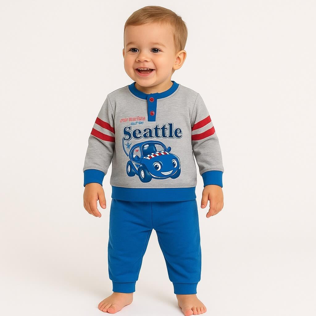 Pigiama Caldo Cotone Pastello