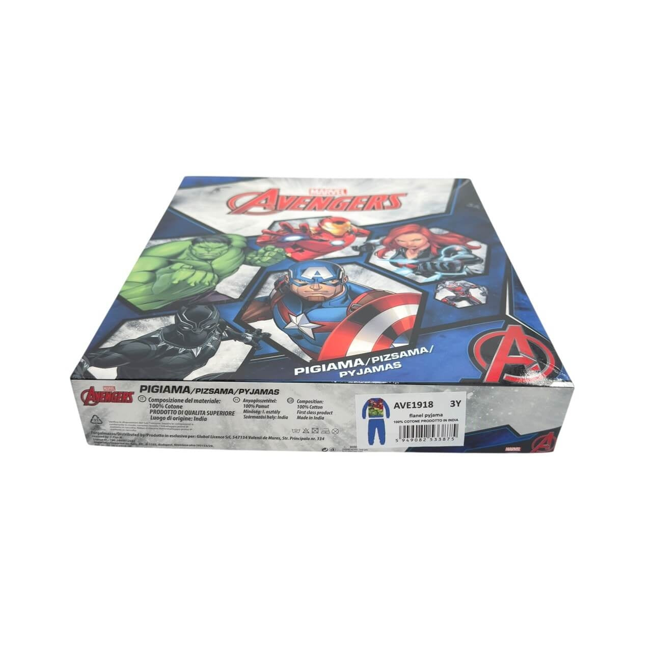 Pigiama Felpato Avengers Bimbo