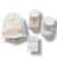 Set Cappello+scarpe in Misto Lana 0/3 Mesi