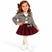 Completo Bambina Stile College con Gonna a Pieghe – Dafny