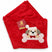 Coperta Rossa in Coral Per Carrozzina - Melanie