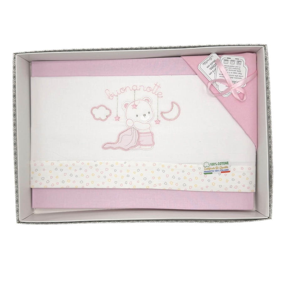 Completo Culla/Lettino Batuffolini 100% Cotone