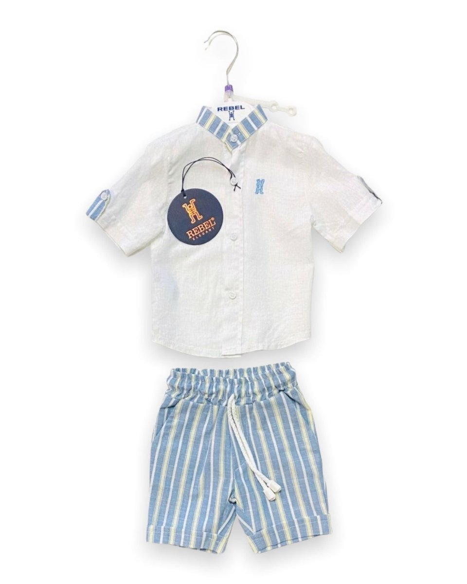 Completo in Lino Neonato