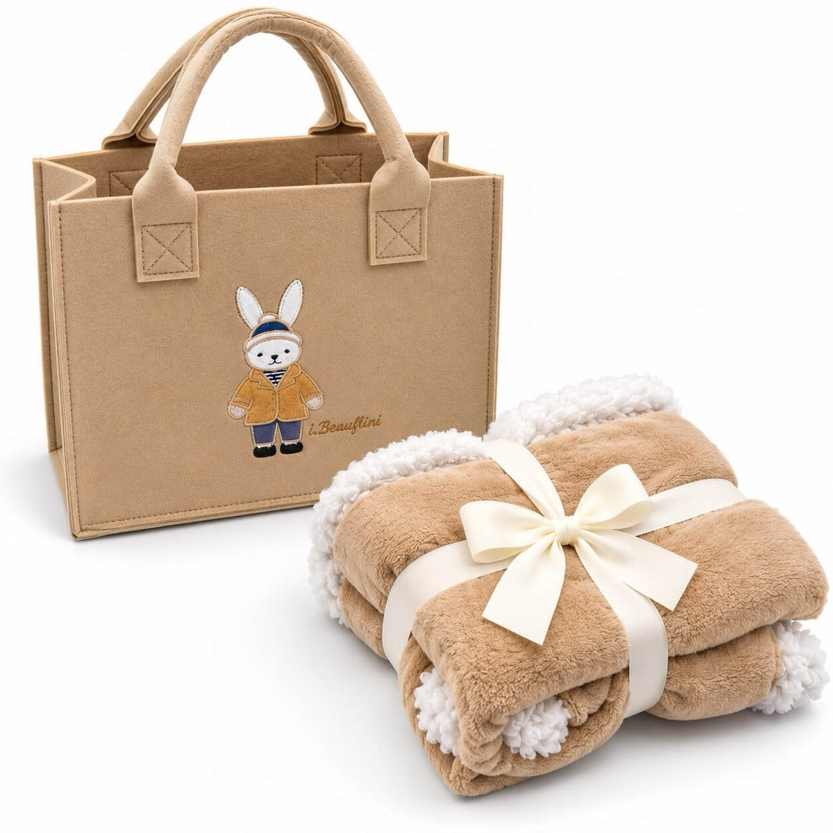 Set regalo Borsa con copertina Carrozzina in Coral  - Batuffolini