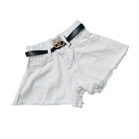 Shorts di Jeans Sfrangiato  Bimba