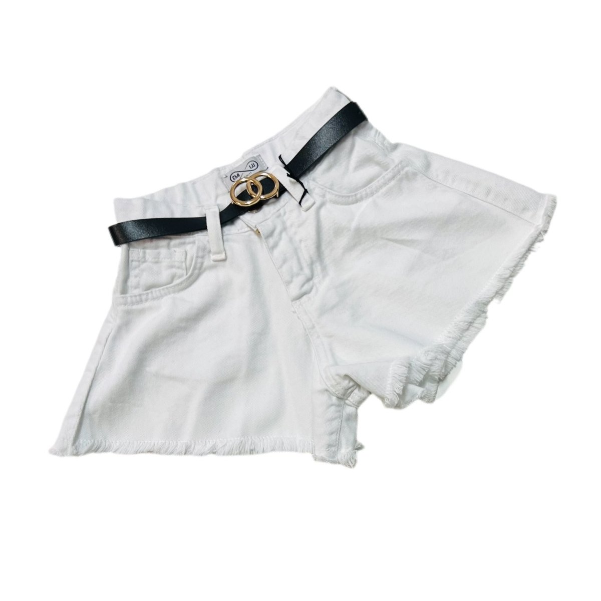 Shorts di Jeans Sfrangiato  Bimba