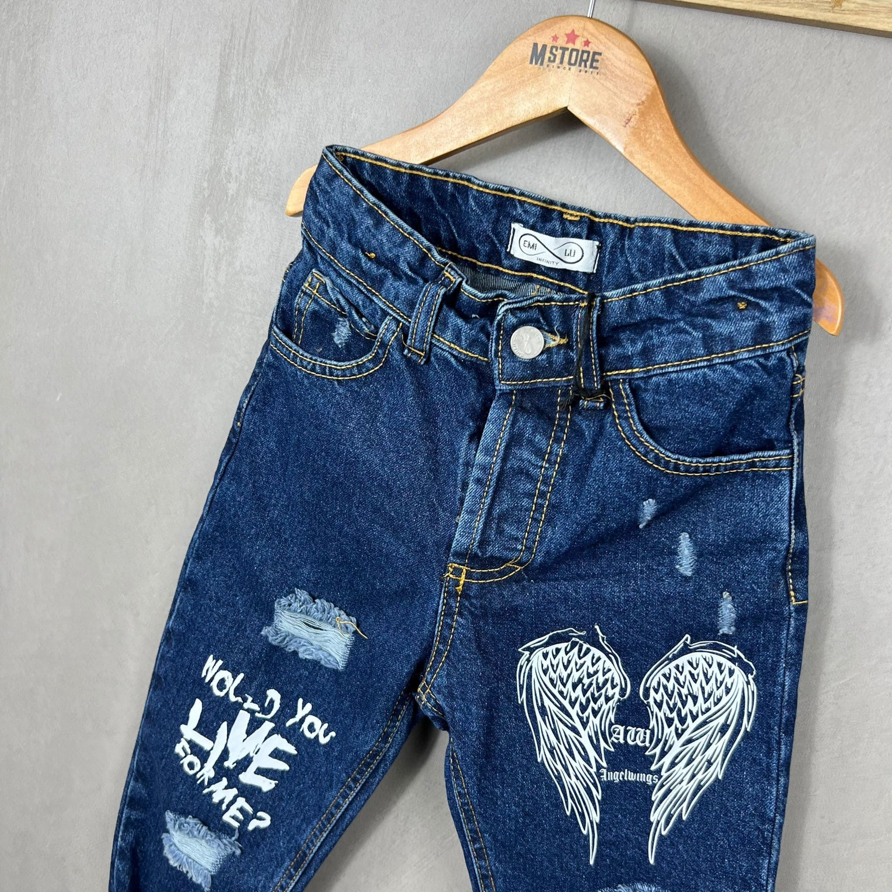 Jeans Bimbo Stampato