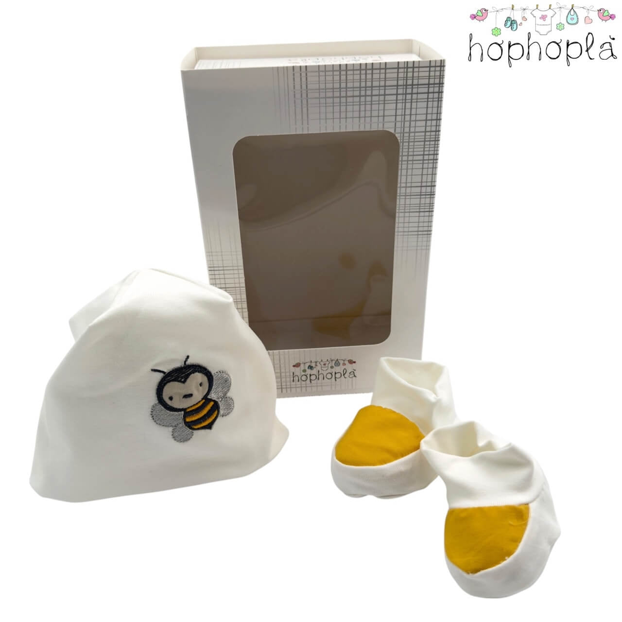 Set Cappello + Scarpe in Cotone HopHoplà Charlotte