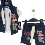 Completo 3 Pezzi Cotone neonato