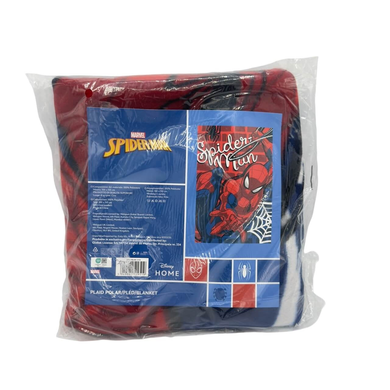 Plaid in pile Spider-Man