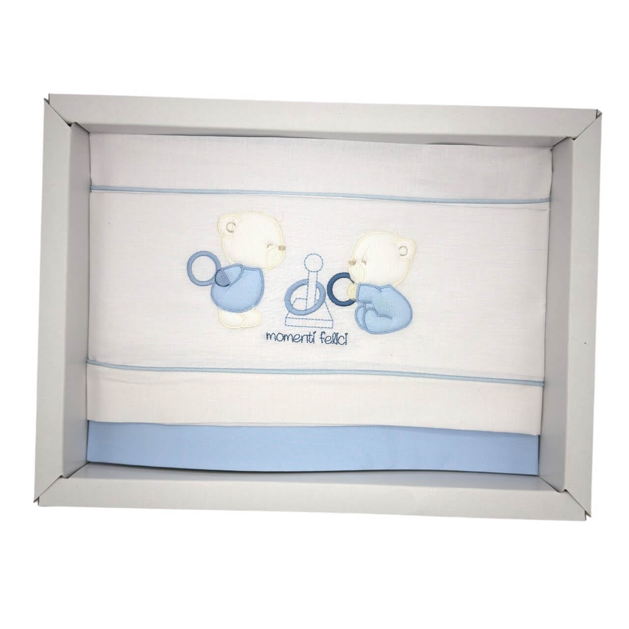Completo Culla/Lettino Pastello 100% Cotone