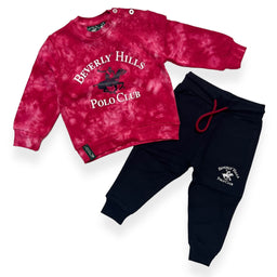 Tuta Felpata Polo Beverly Hills Neonato