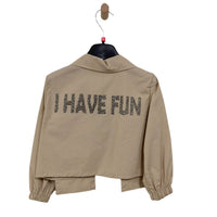 Camicia da bambina Retro Diamonds