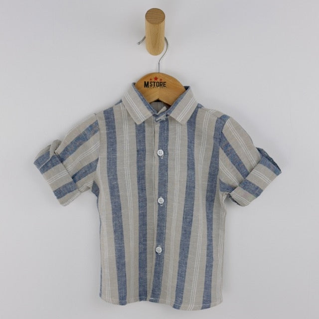 Camicia in Lino Pierre Cardin Neonato