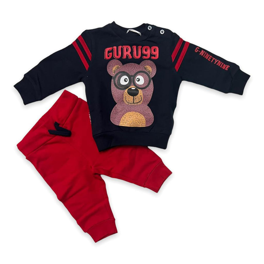 Tuta Felpata Guru Neonato 3/12 mesi