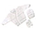 Set Golfino+Scarpette+Cappello in Cotone 0/6 Mesi