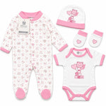 Set 4 pezzi in Caldo Cotone - Melanie