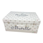 Completo trapunta lettino con lenzuola Pastello