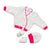 Set Golfino+Scarpette+Cappello in Cotone 0/6 Mesi