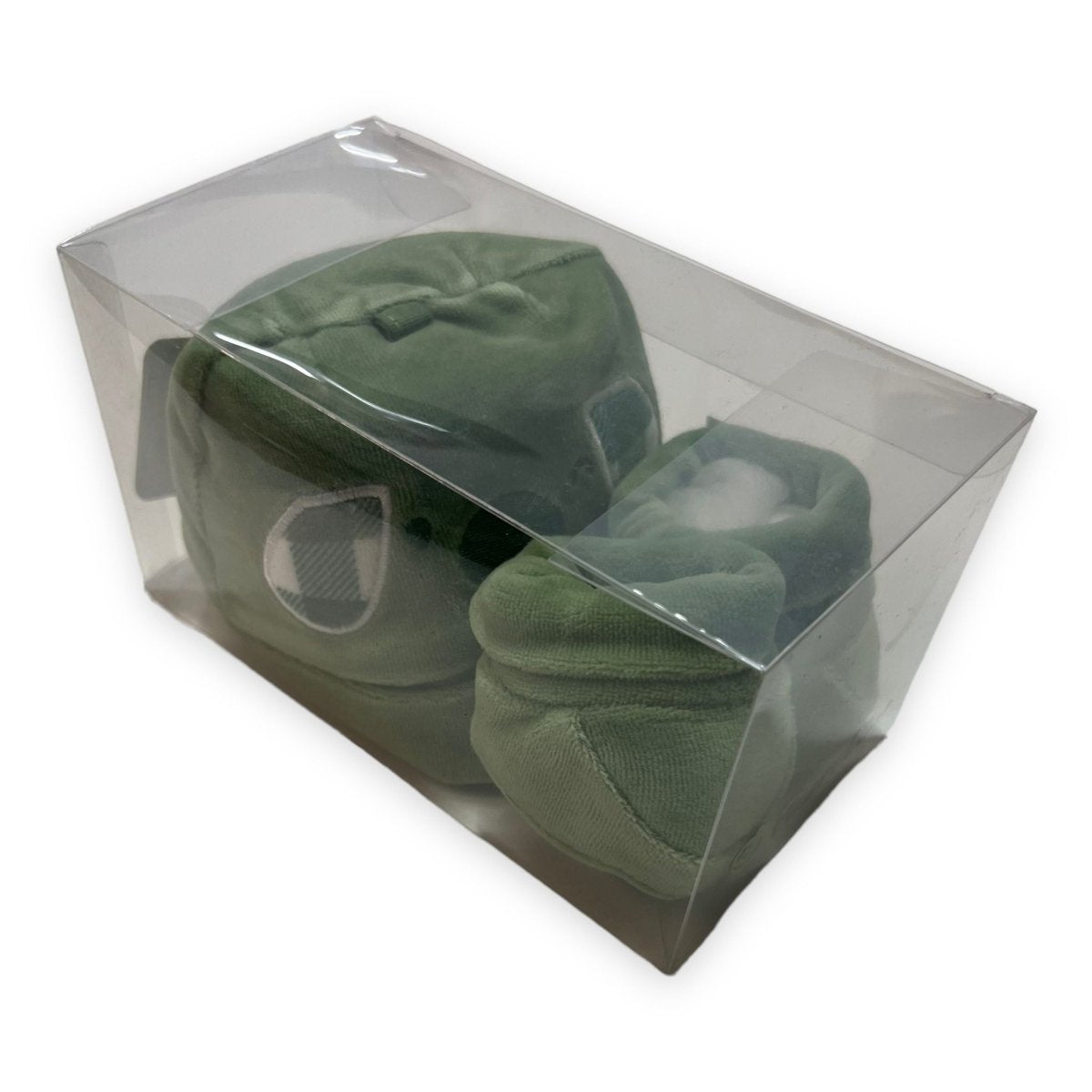 Set Cappello+Scarpe in ciniglia Pastello 0/3 Mesi