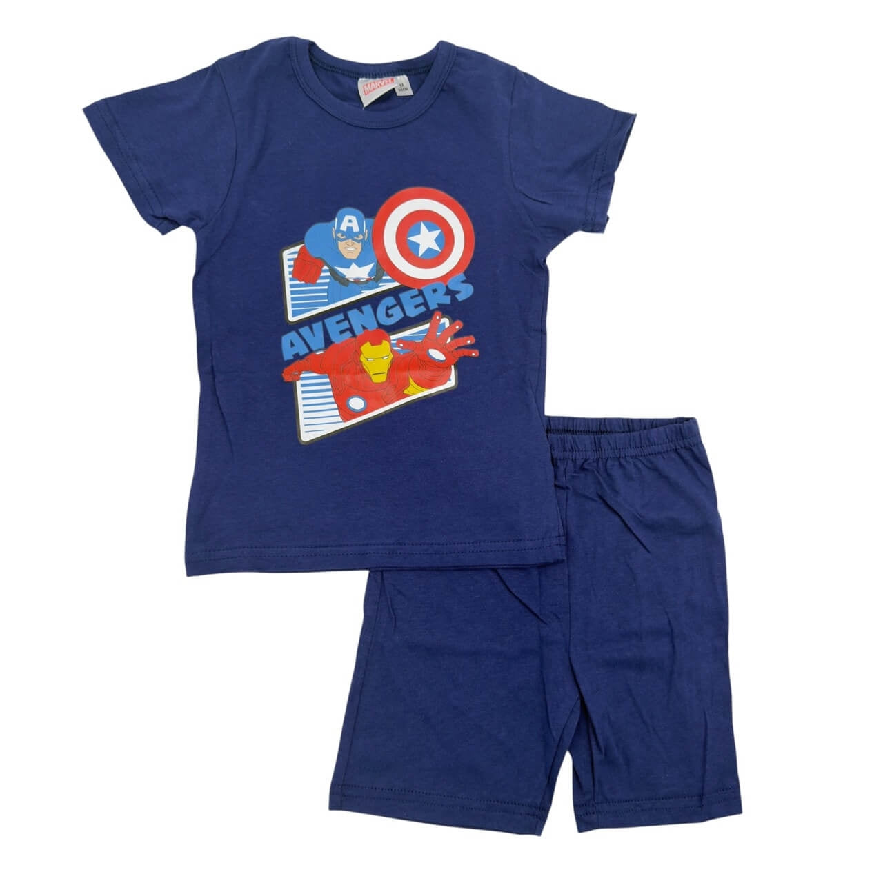 Completo Corto in Cotone Avengers