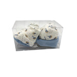 Set Cappello + Scarpe in ciniglia Pastello 0/3 Mesi