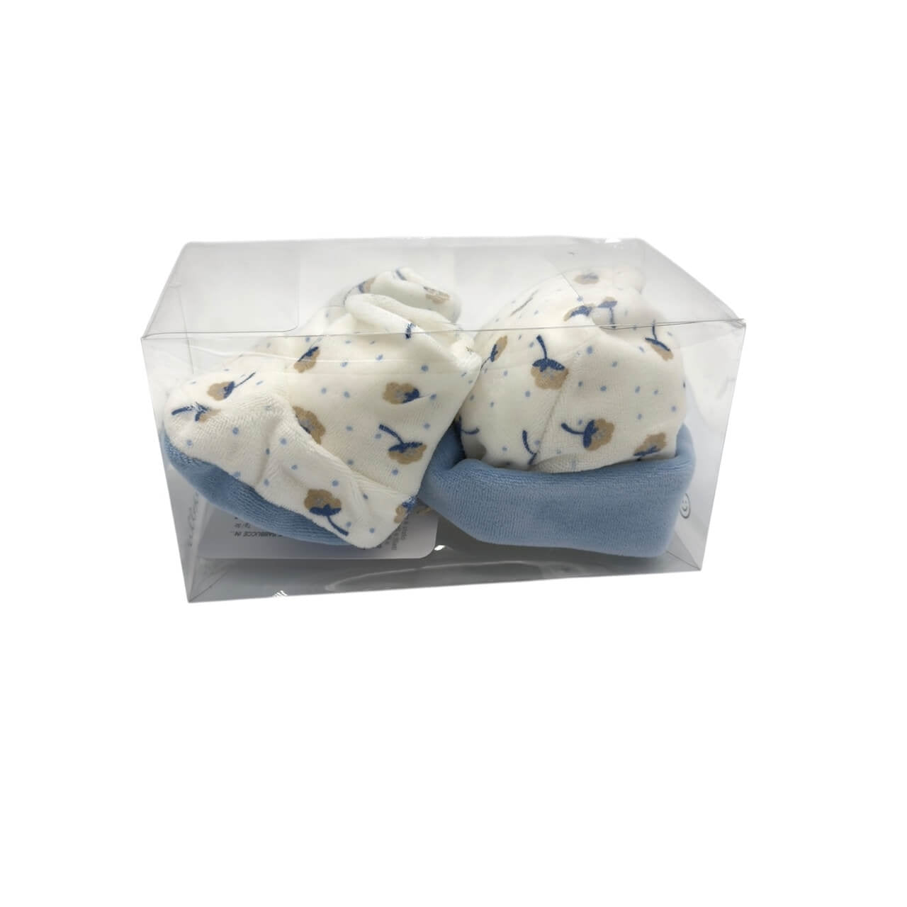 Set Cappello + Scarpe in ciniglia Pastello 0/3 Mesi
