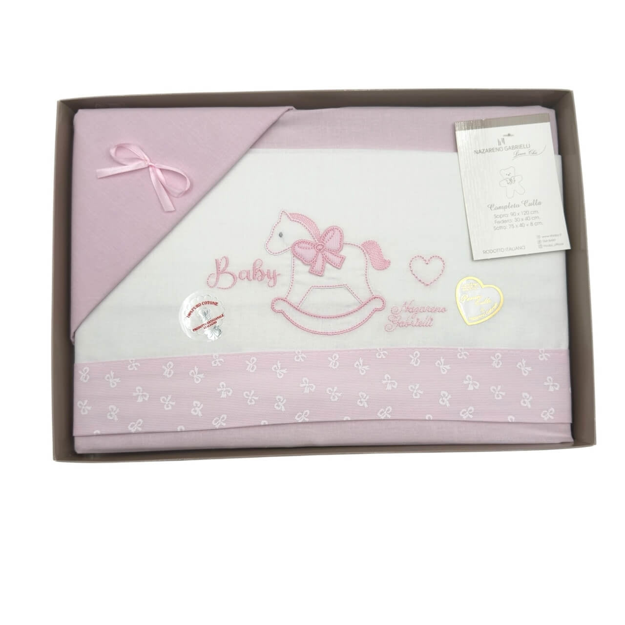 Completo Culla/Lettino 100% Cotone