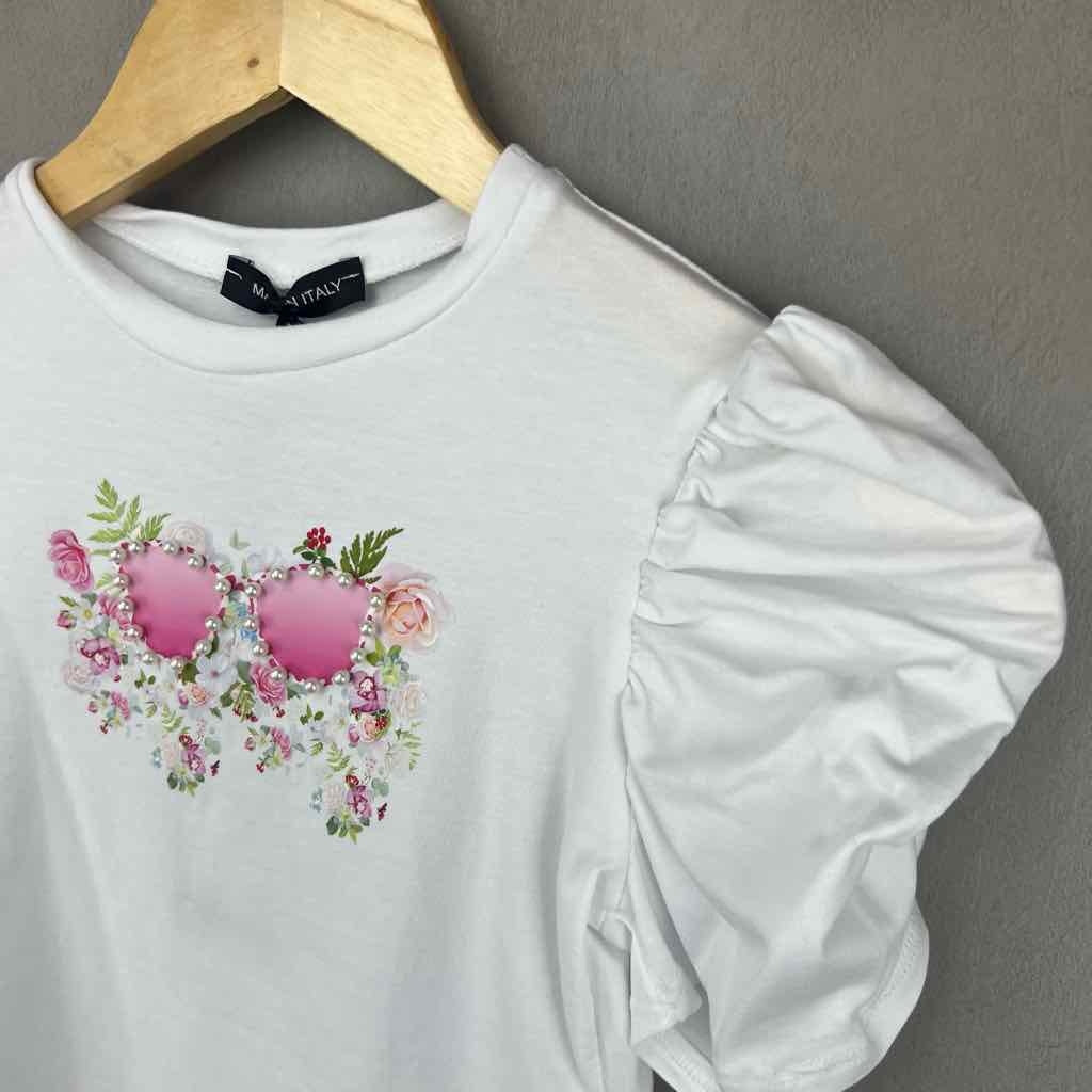 T-shirt Manica a Sbuffo