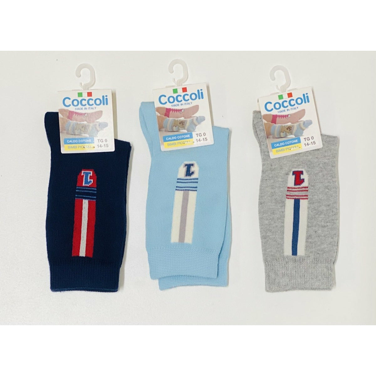 3 Calzini Alti in Caldo cotone Neonato