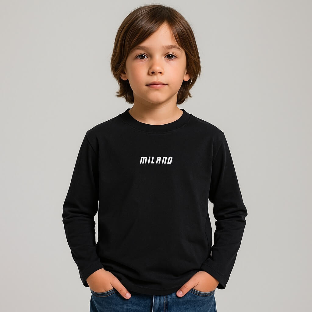 T-Shirt a Manica Lunga Caldo cotone