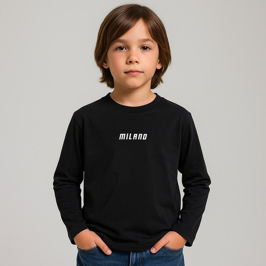 T-Shirt a Manica Lunga Caldo cotone