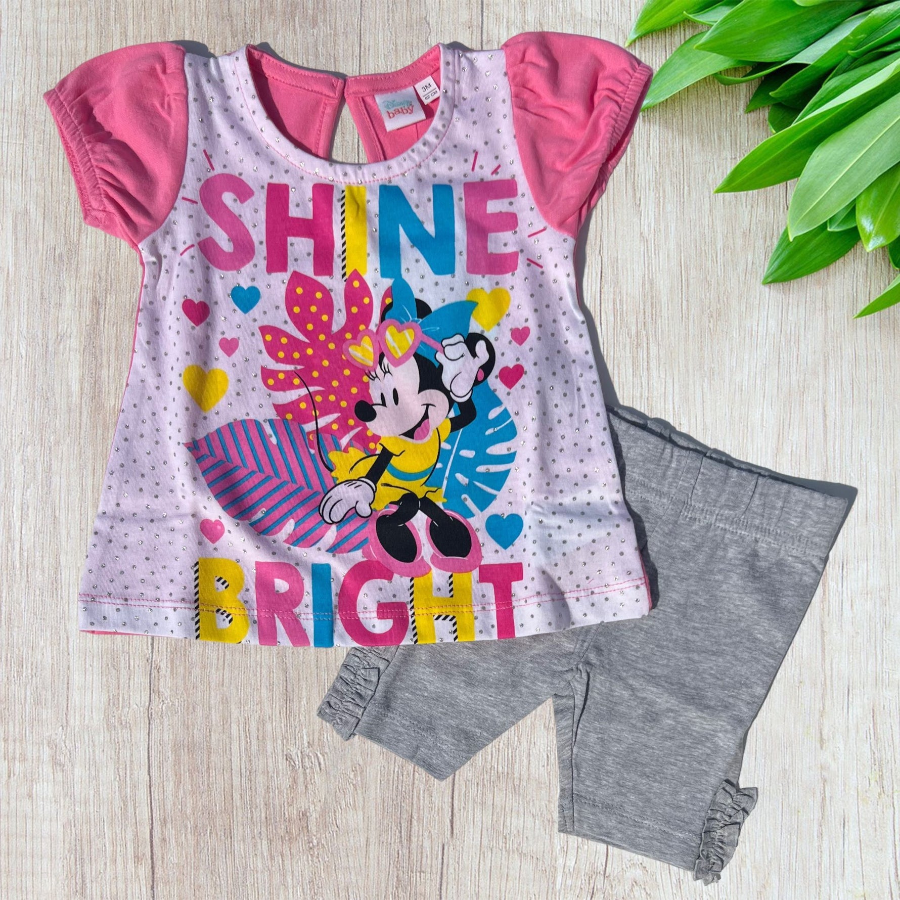 Completo Disney Minnie  100% Cotone