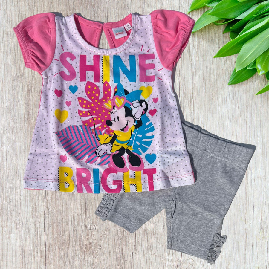 Completo Disney Minnie  100% Cotone