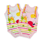 2 Body Canotta 100% Cotone Pastello 3 colori