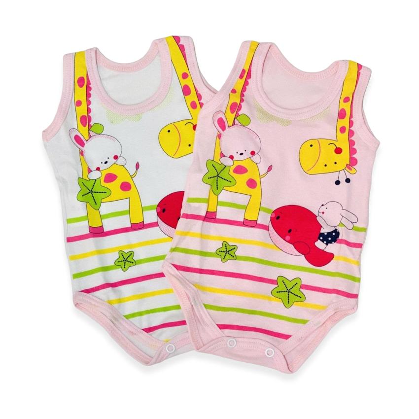 2 Body Canotta 100% Cotone Pastello 3 colori