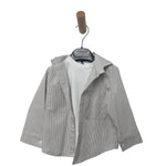 Completo – Camicia a Righe + T-shirt Bianca