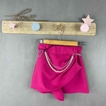 Shorts effetto gonna con Perline