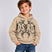 Felpa invernale Felpata stampata - XOUT JEANS
