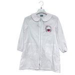 Grembiule Con Zip scuola Elementare Bianco Bimba