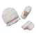 Set Cappello+Scarpe in Misto Lana 0/3 Mesi