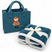 Set regalo Borsa con copertina Carrozzina in Coral  - Batuffolini