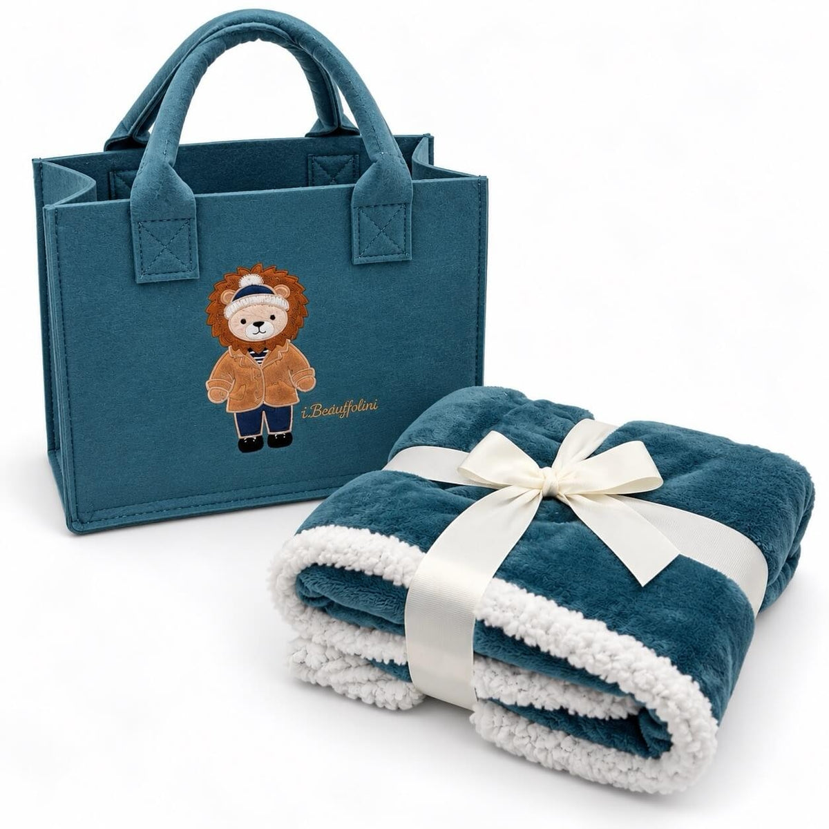 Set regalo Borsa con copertina Lettino in Coral  - Batuffolini