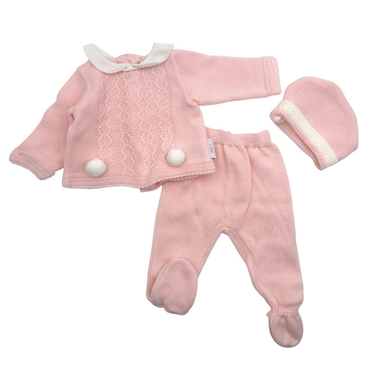 Completo Neonata 3 pezzi In Lana